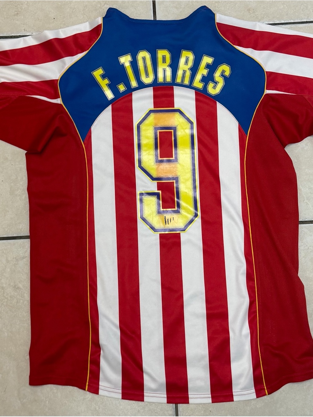 2004-05 Atletico Madrid Fernando Torres Nike Jersey